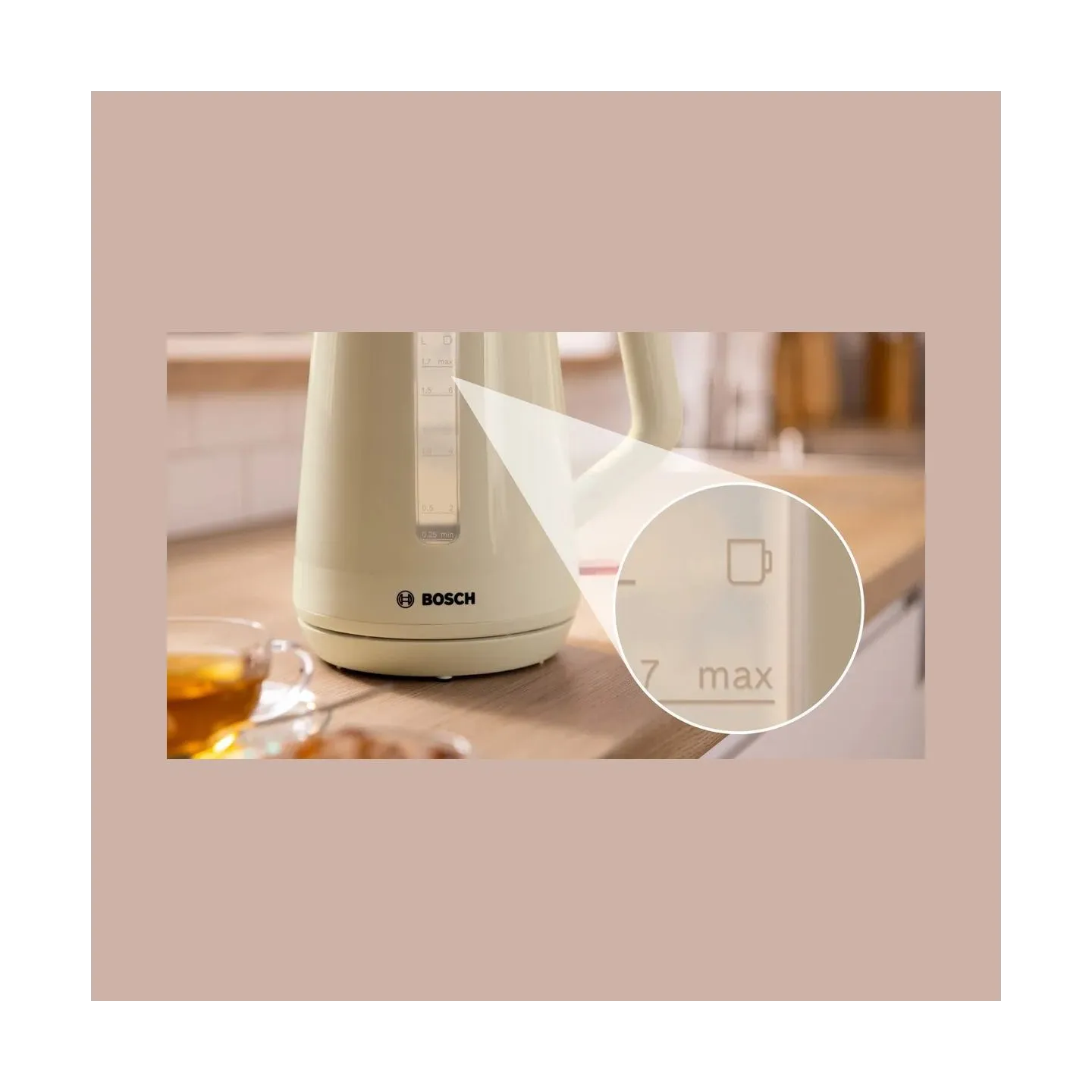 Bosch Kettle 1,7l MyMoment TWK1M127 beige