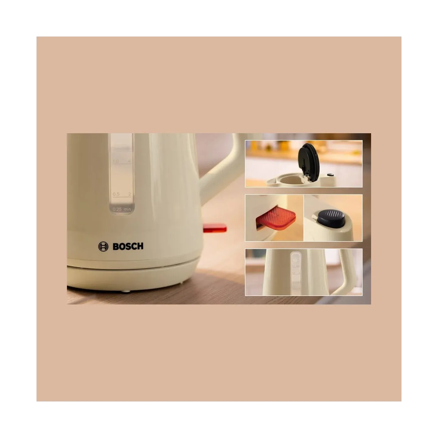 Bosch Kettle 1,7l MyMoment TWK1M127 beige