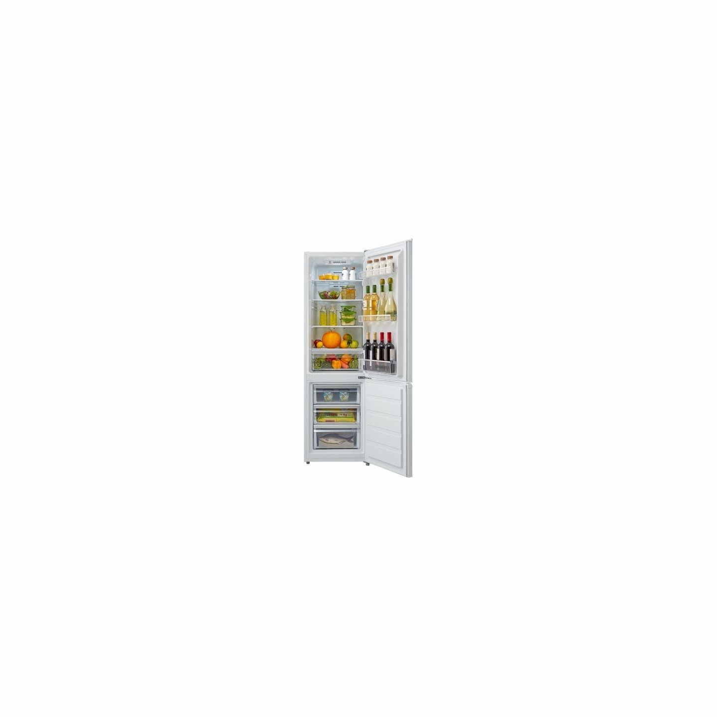 Midea Fridge-freezer MDRB380FGE01A white