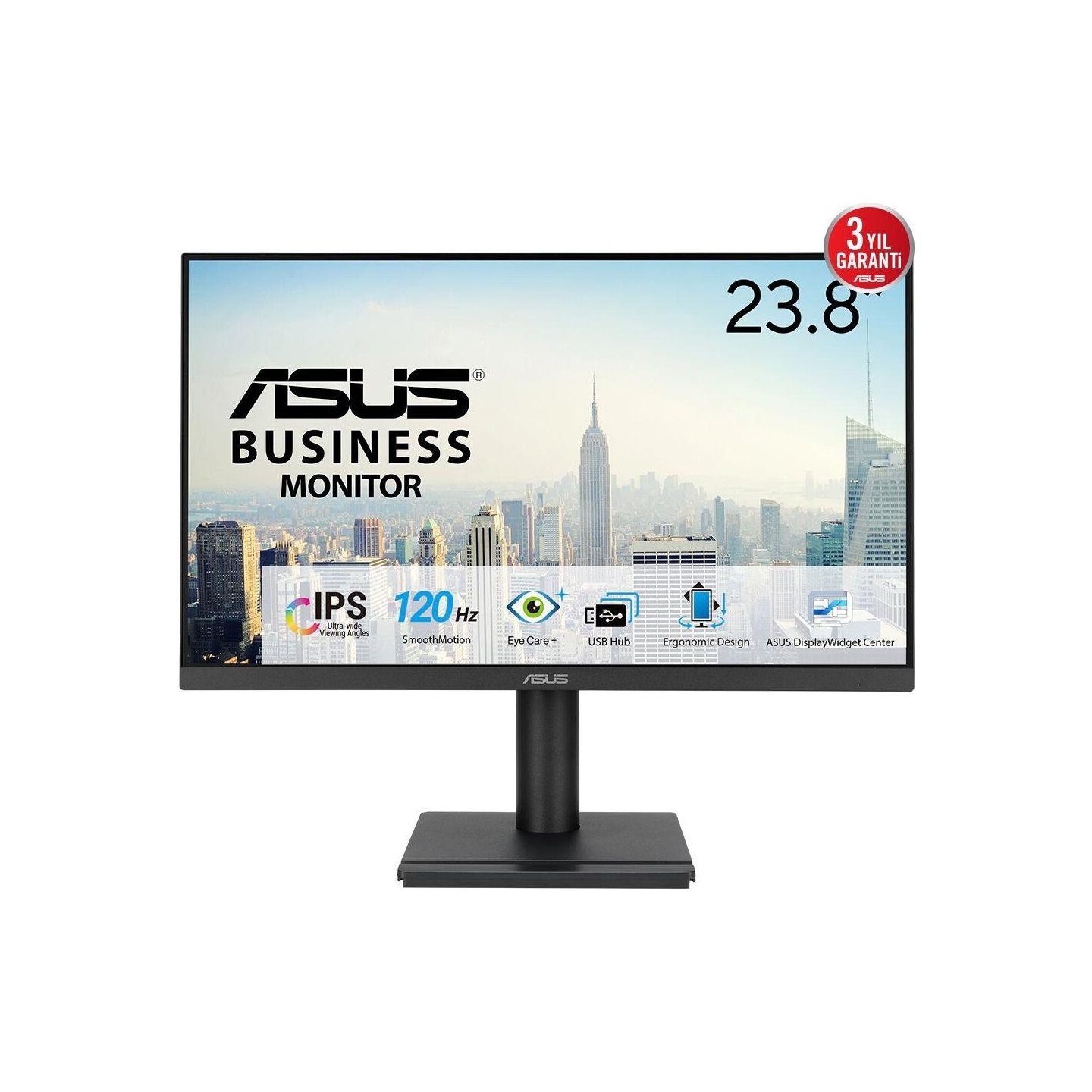 Asus LCD Monitor|ASUS|23.8 "|1920 x 1080 pixels|Full HD|Native aspect ratio 16:9|LED|Flat|90LM02W1-B01171