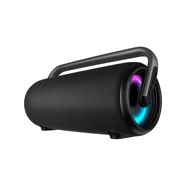 Sven Portable speaker SVEN PS-395, black, power output 80W (RMS), TWS, Bluetooth, RGB backlight, Waterproof (IPx5), USB, Battery