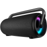 Sven Portable speaker SVEN PS-395, black, power output 80W (RMS), TWS, Bluetooth, RGB backlight, Waterproof (IPx5), USB, Battery