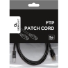 Gembird PATCH CABLE CAT5E FTP 2M/PP22-2M/BK GEMBIRD