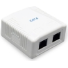 Gembird CABLE ACC MOUNT BOX CAT6 UTP/2P NCAC-2U6-01 GEMBIRD