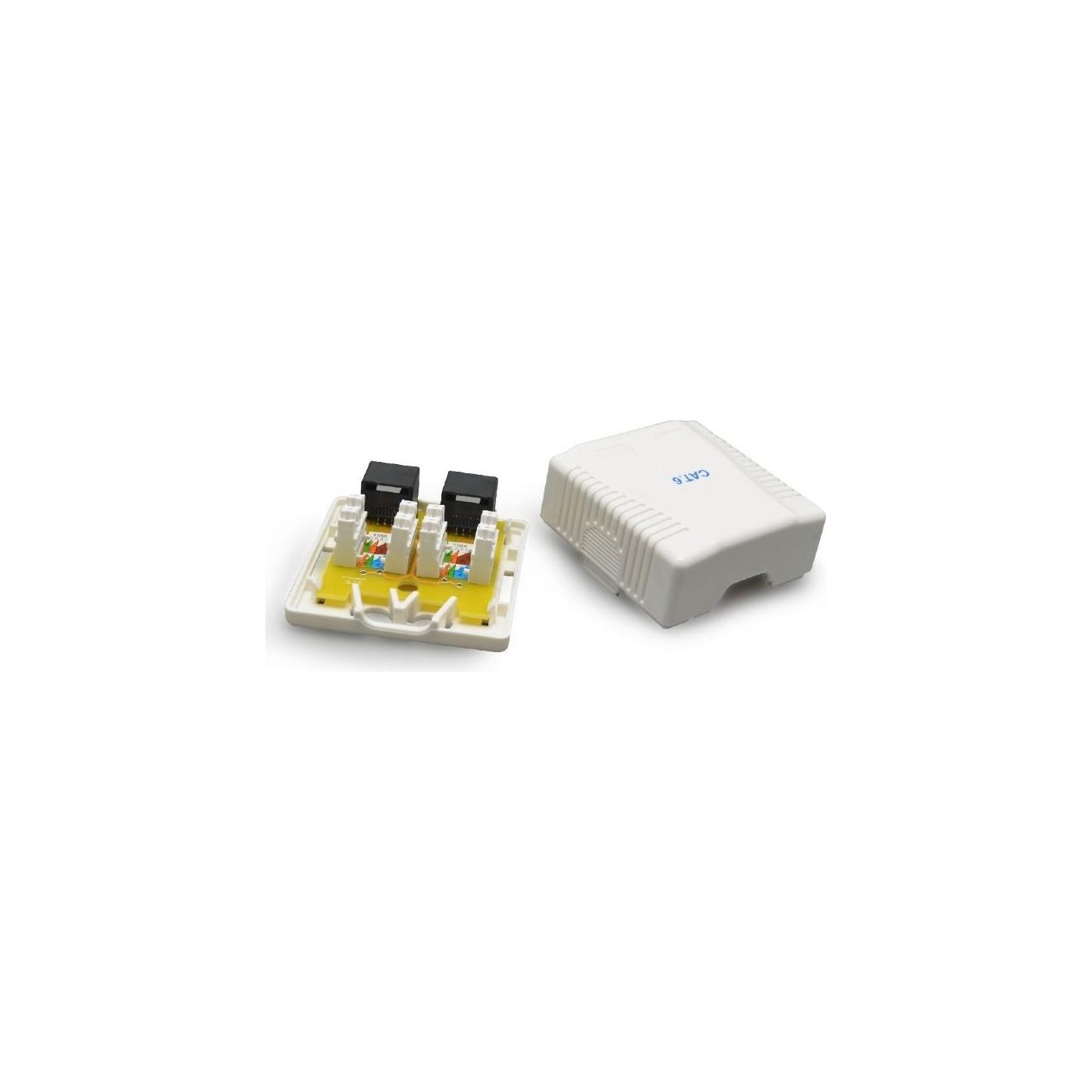 Gembird CABLE ACC MOUNT BOX CAT6 UTP/2P NCAC-2U6-01 GEMBIRD
