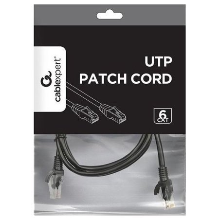Gembird PP6U-1M/BK patchcord RJ45