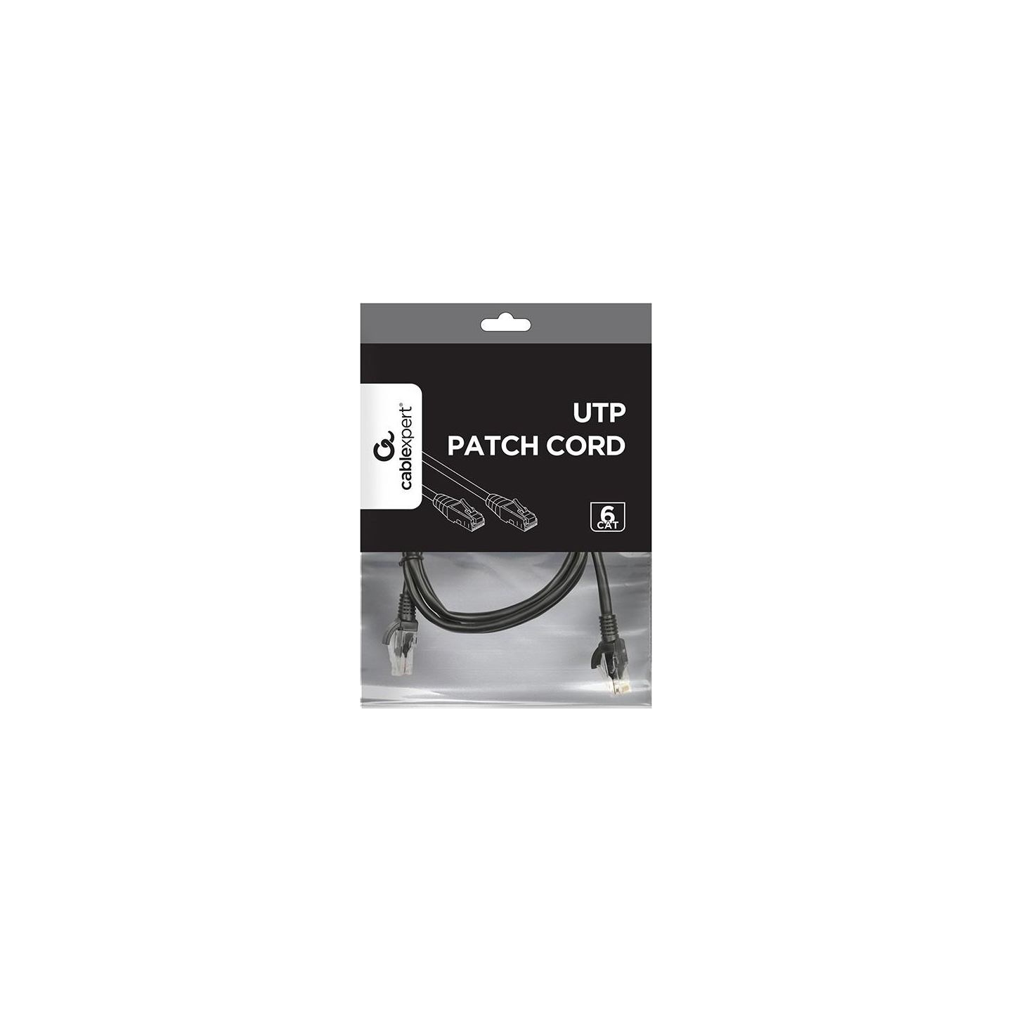 Gembird PP6U-1M/BK patchcord RJ45