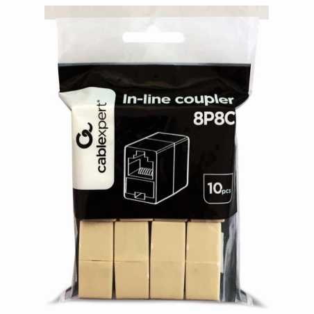 Gembird CABLE ACC IN-LINE COUPLER 8P8C/10 PCS BAG TA-350-10 GEMBIRD