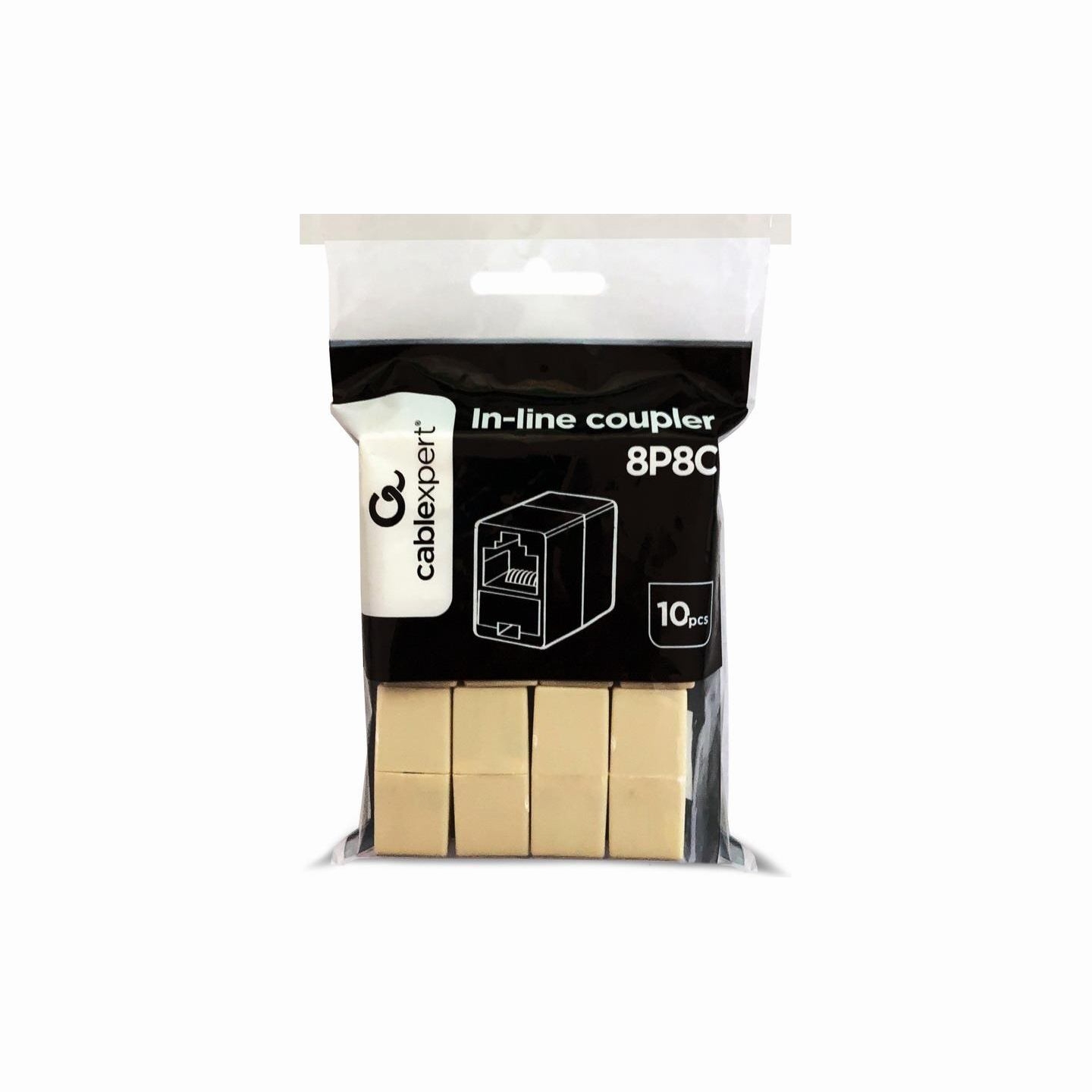 Gembird CABLE ACC IN-LINE COUPLER 8P8C/10 PCS BAG TA-350-10 GEMBIRD