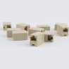 Gembird CABLE ACC IN-LINE COUPLER 8P8C/10 PCS BAG TA-350-10 GEMBIRD
