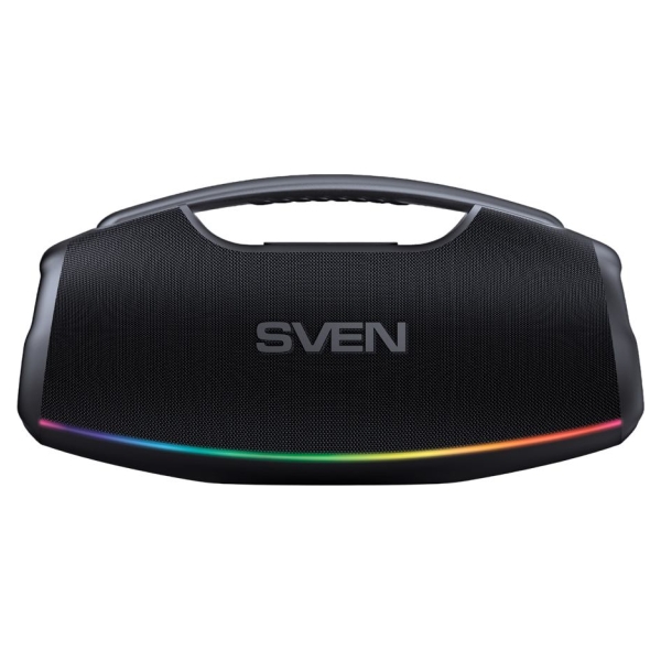 Sven Portable speaker SVEN PS-990, black, power output 180W (RMS), TWS, Bluetooth, RGB backlight, Waterproof (IPx7), USB, Lithiu