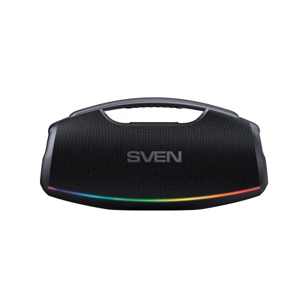 Sven Portable speaker SVEN PS-990, black, power output 180W (RMS), TWS, Bluetooth, RGB backlight, Waterproof (IPx7), USB, Lithiu