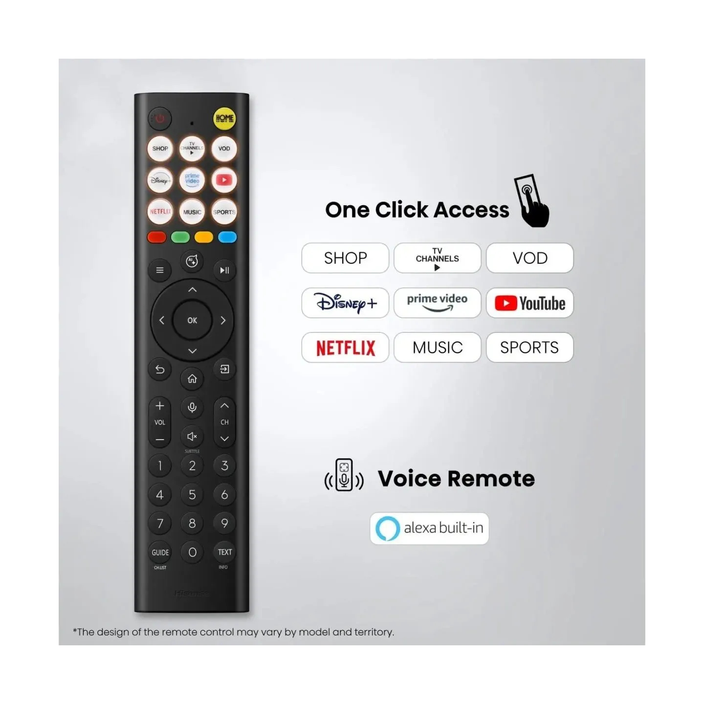 Hisense TV | 50A6S | 50 | Smart TV | VIDAA Smart OS | UHD | Black