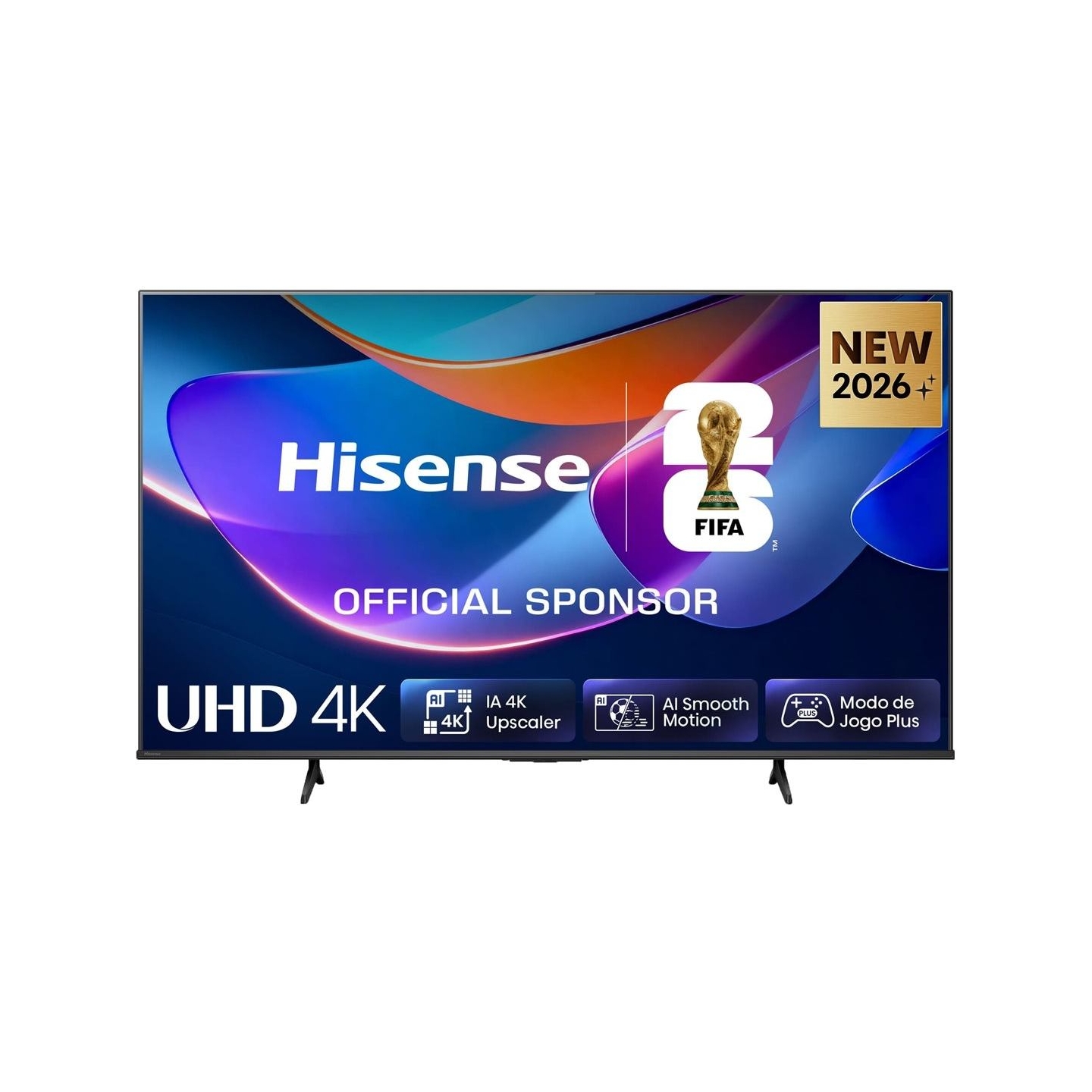 Hisense TV | 55A6S | 55 | Smart TV | VIDAA Smart OS | UHD | Black