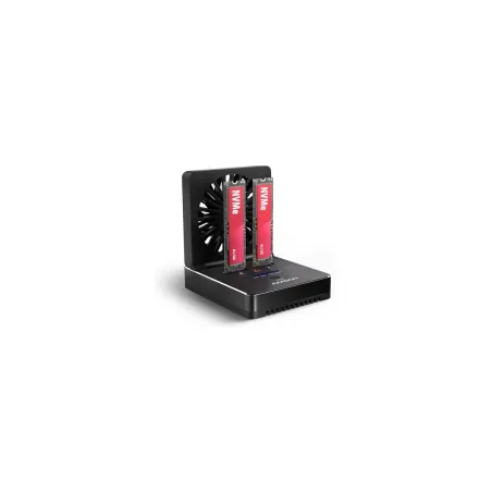 Axagon ADSA-M2C22 USB-C 20Gbps docking station for 2x M.2 NVMe/SATA SSD with disk cloning function without PC