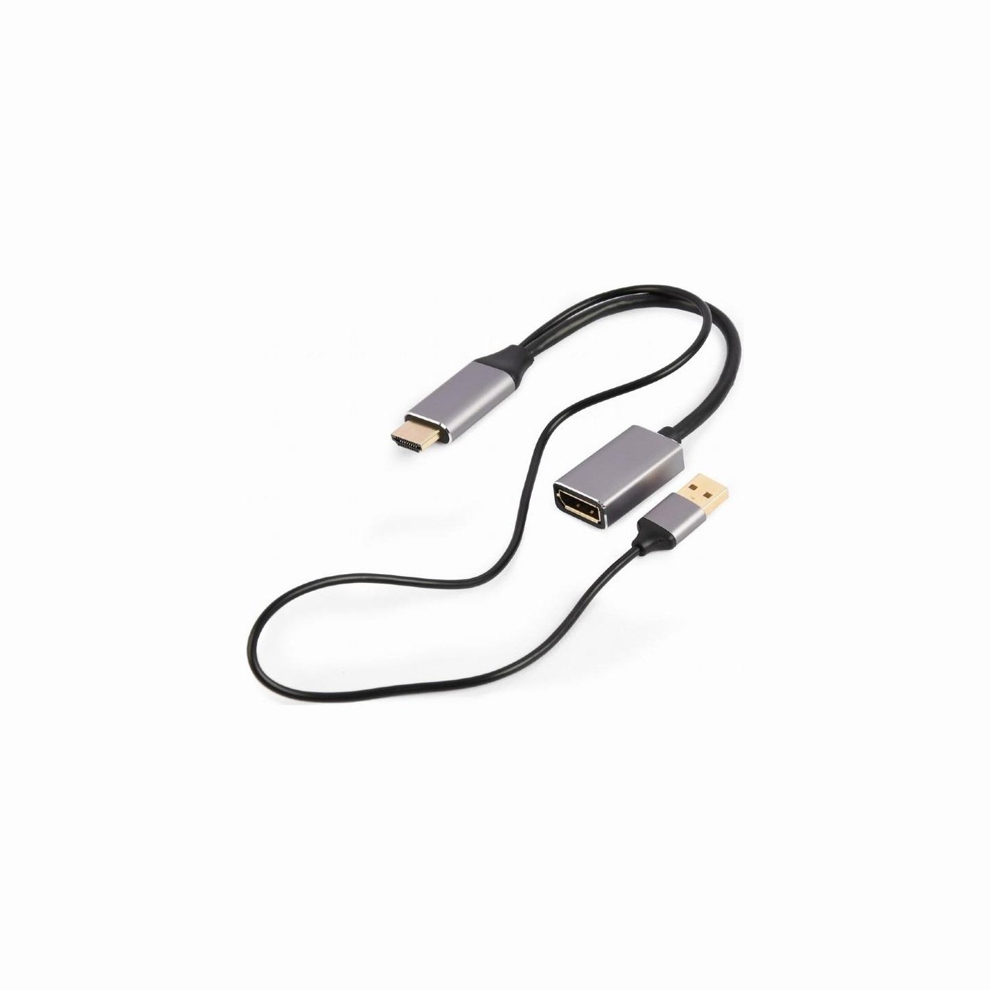 Gembird I/O ADAPTER HDMI TO DP/BLACK A-HDMIM-DPF-02 GEMBIRD