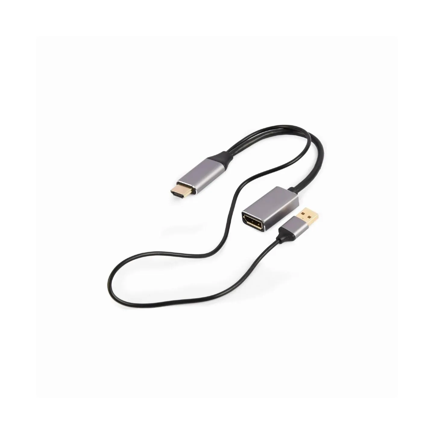 Gembird I/O ADAPTER HDMI TO DP/BLACK A-HDMIM-DPF-02 GEMBIRD