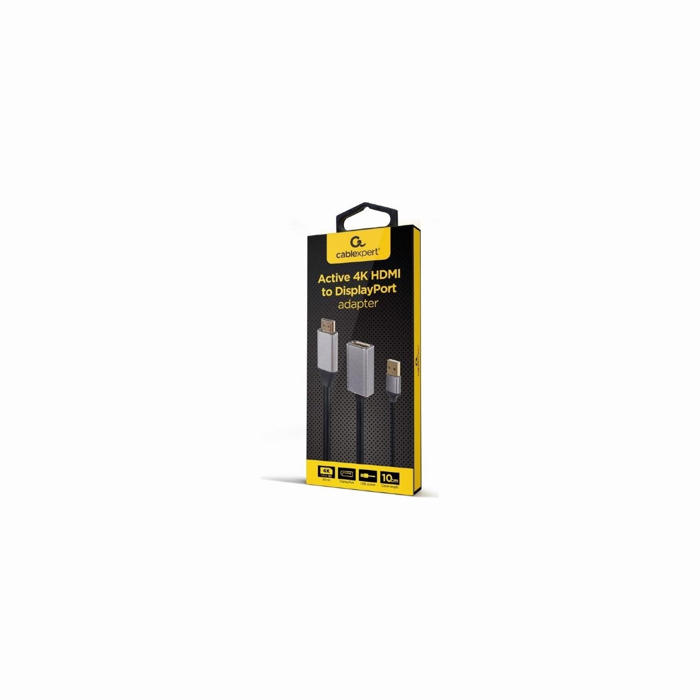 Gembird I/O ADAPTER HDMI TO DP/BLACK A-HDMIM-DPF-02 GEMBIRD