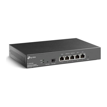 Tp-Link | SafeStream Gigabit Multi-WAN VPN Router | ER7206 | 10/100/1000 Mbit/s | Ethernet LAN (RJ-45) ports 1× Gigabit SFP WAN 