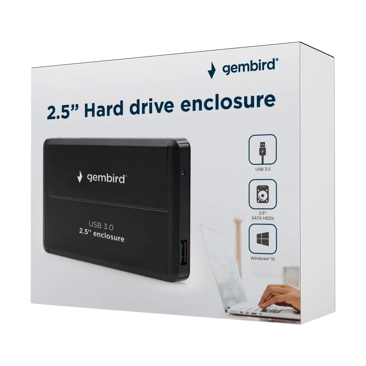 Gembird | EE2-U3S-2 | SATA 3Gb/s | USB 3.0 | 2.5"