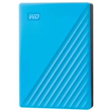 WD External HDD|WESTERN DIGITAL|My Passport|6TB|USB 2.0|USB 3.2|Colour Sky Blue|WDBR9S0060BBL-WESN