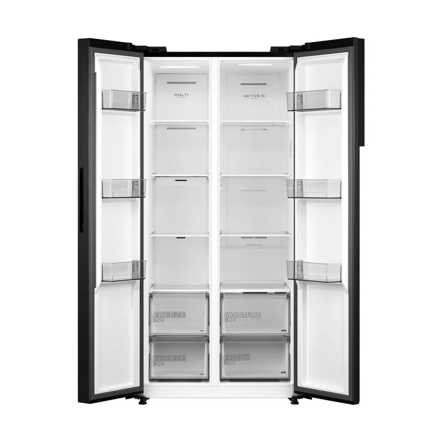Midea Refrigerator | MDRS619FIE45 | Energy efficiency class Class E | Free standing | Height 177.5 cm | Side by Side | No Frost 