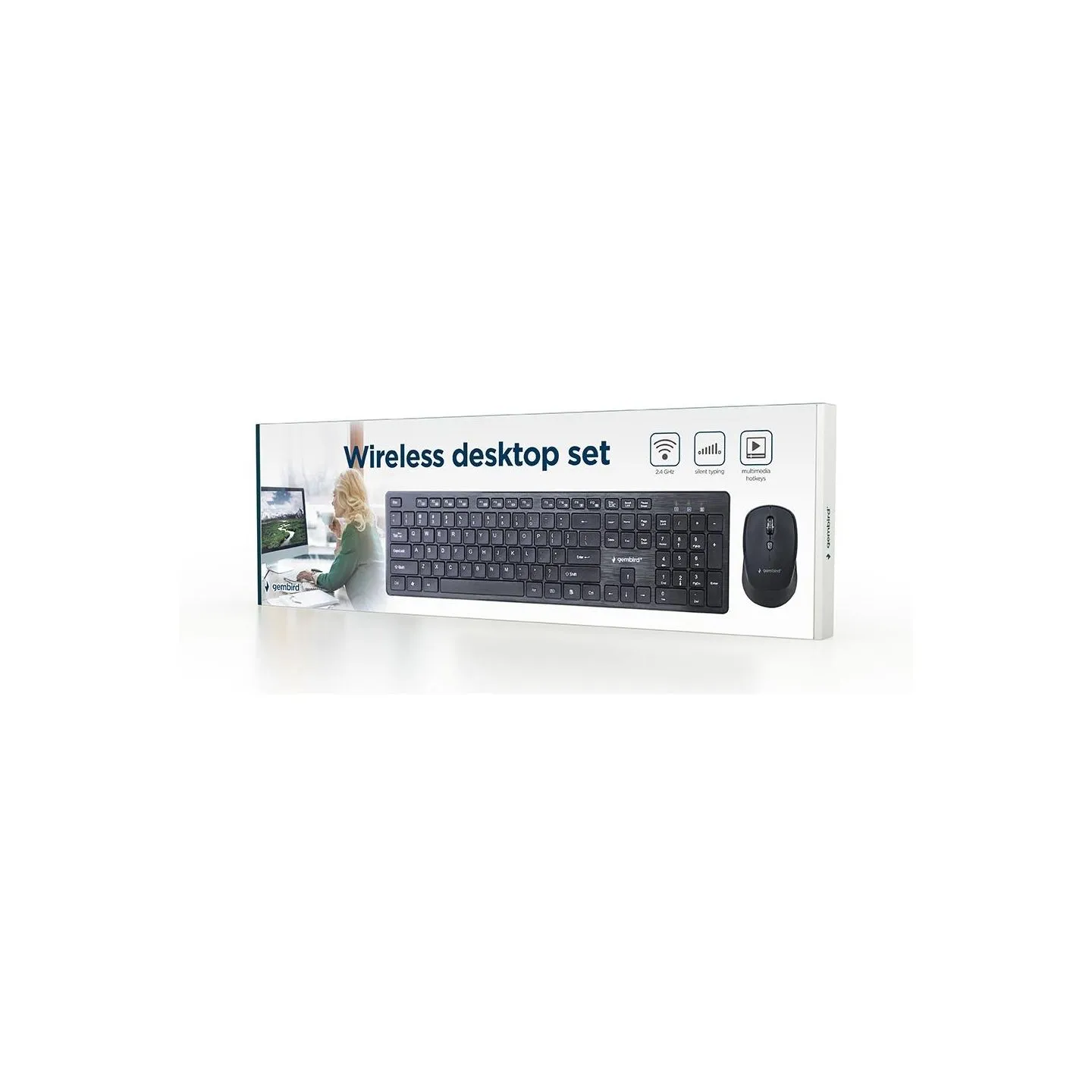 Gembird KEYBOARD +MOUSE WRL RUS/DESKTOP KBS-WCH-04-RU GEMBIRD