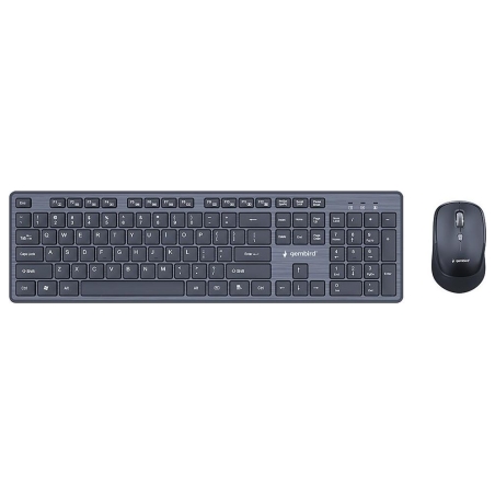 Gembird KEYBOARD +MOUSE WRL ENG/DESKTOP BK KBS-WCH-04 GEMBIRD