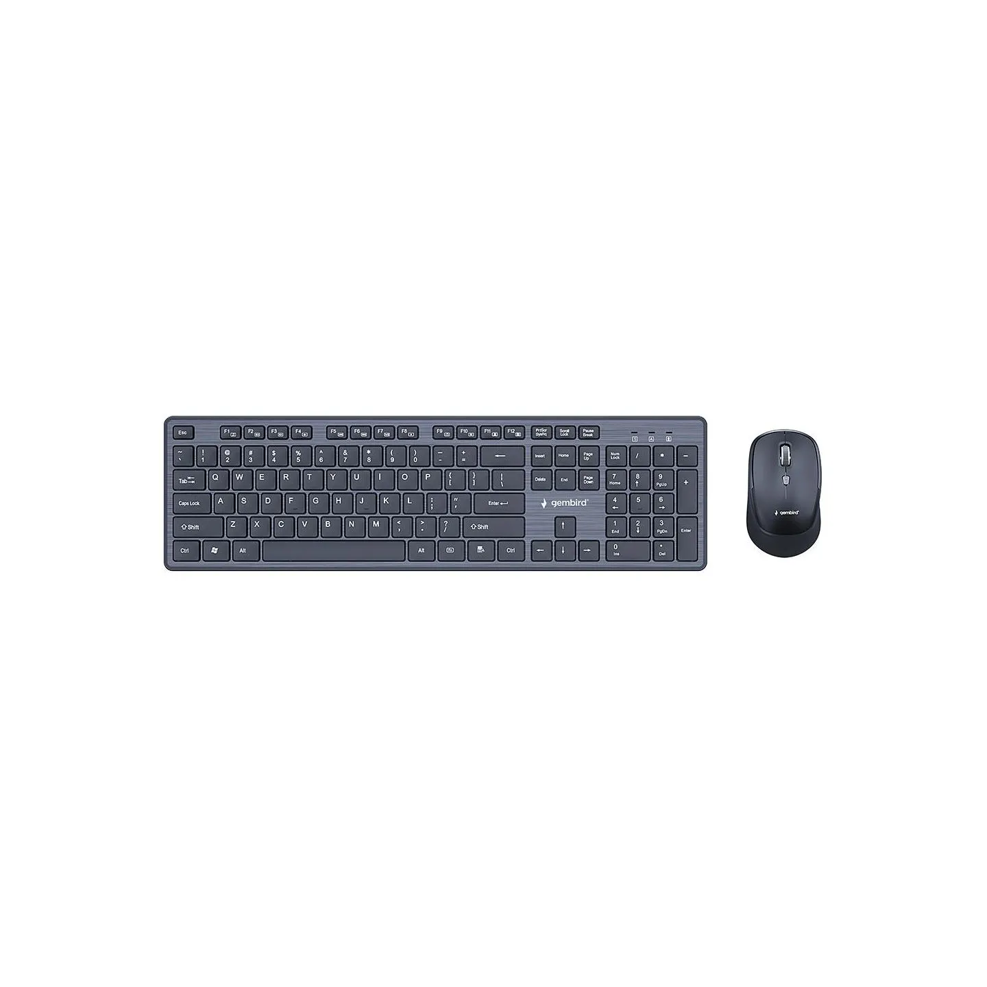 Gembird KEYBOARD +MOUSE WRL ENG/DESKTOP BK KBS-WCH-04 GEMBIRD