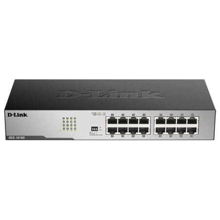 D-Link DGS-1016D switch L2 16x1GBE Desktop/Rack 19''