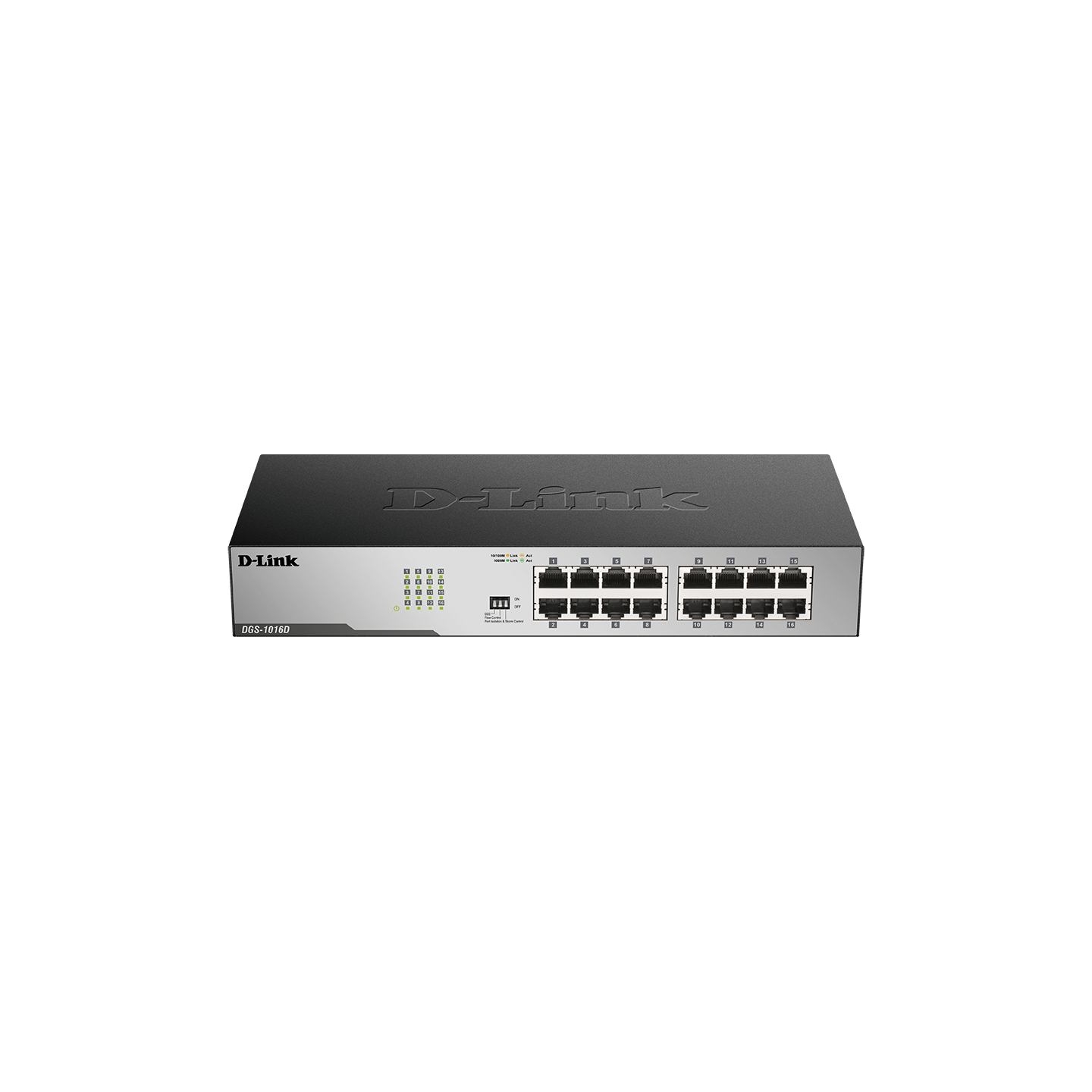 D-Link DGS-1016D switch L2 16x1GBE Desktop/Rack 19''
