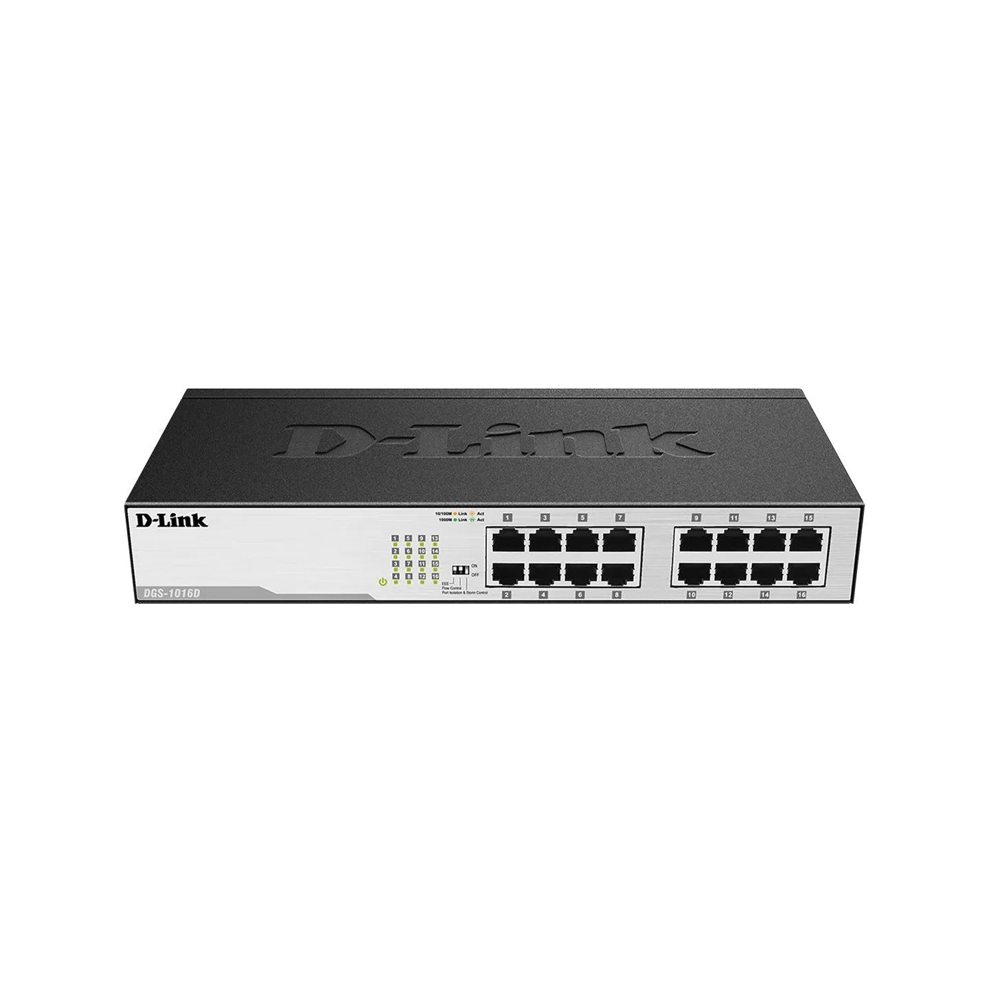D-Link DGS-1016D switch L2 16x1GBE Desktop/Rack 19''