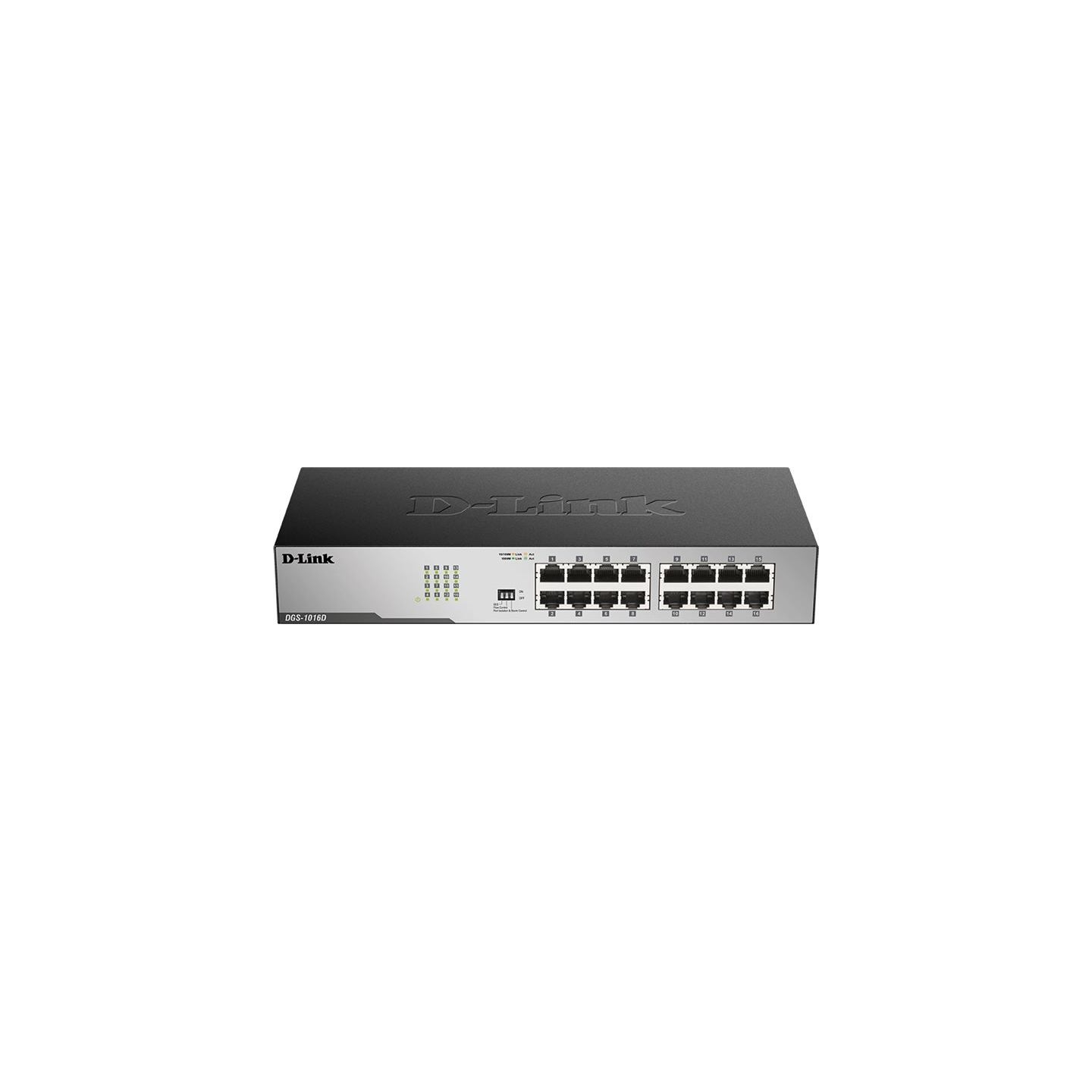 D-Link DGS-1016D switch L2 16x1GBE Desktop/Rack 19''