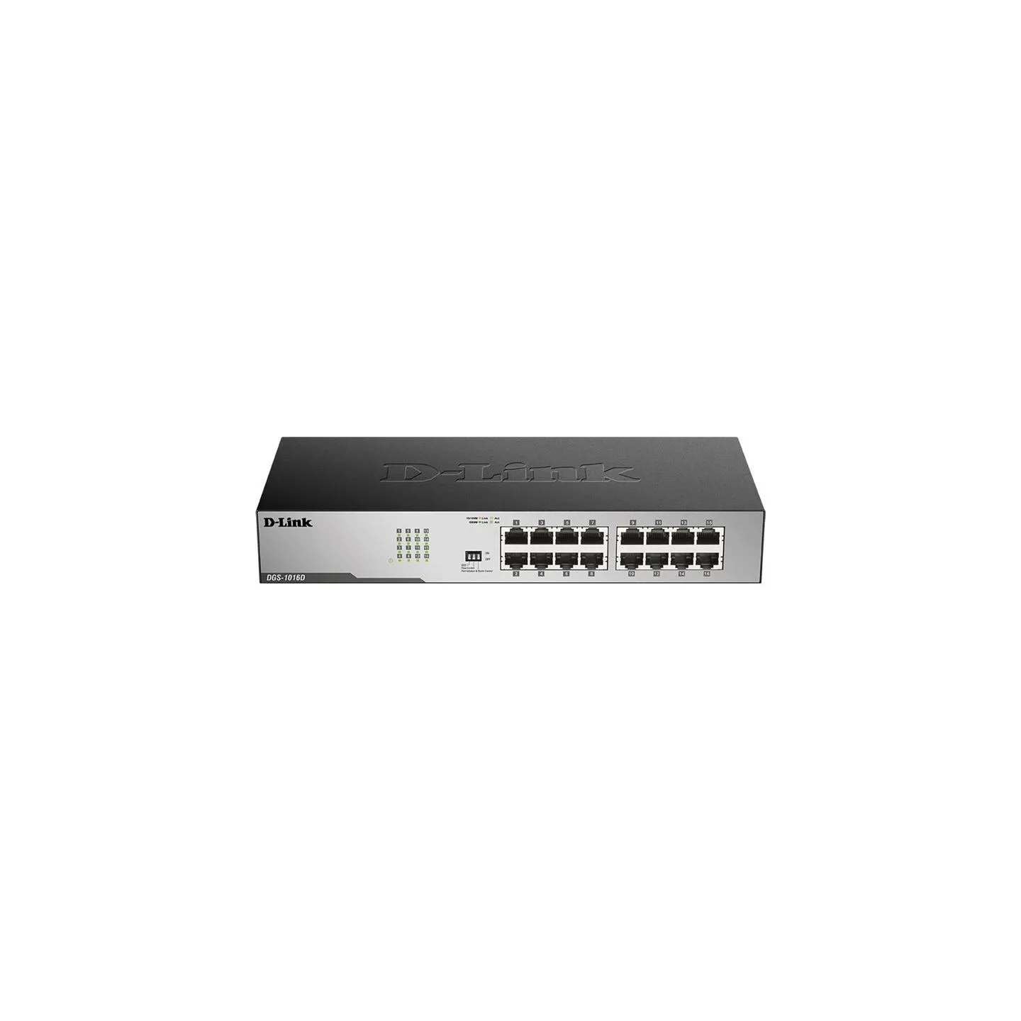 D-Link DGS-1016D switch L2 16x1GBE Desktop/Rack 19''