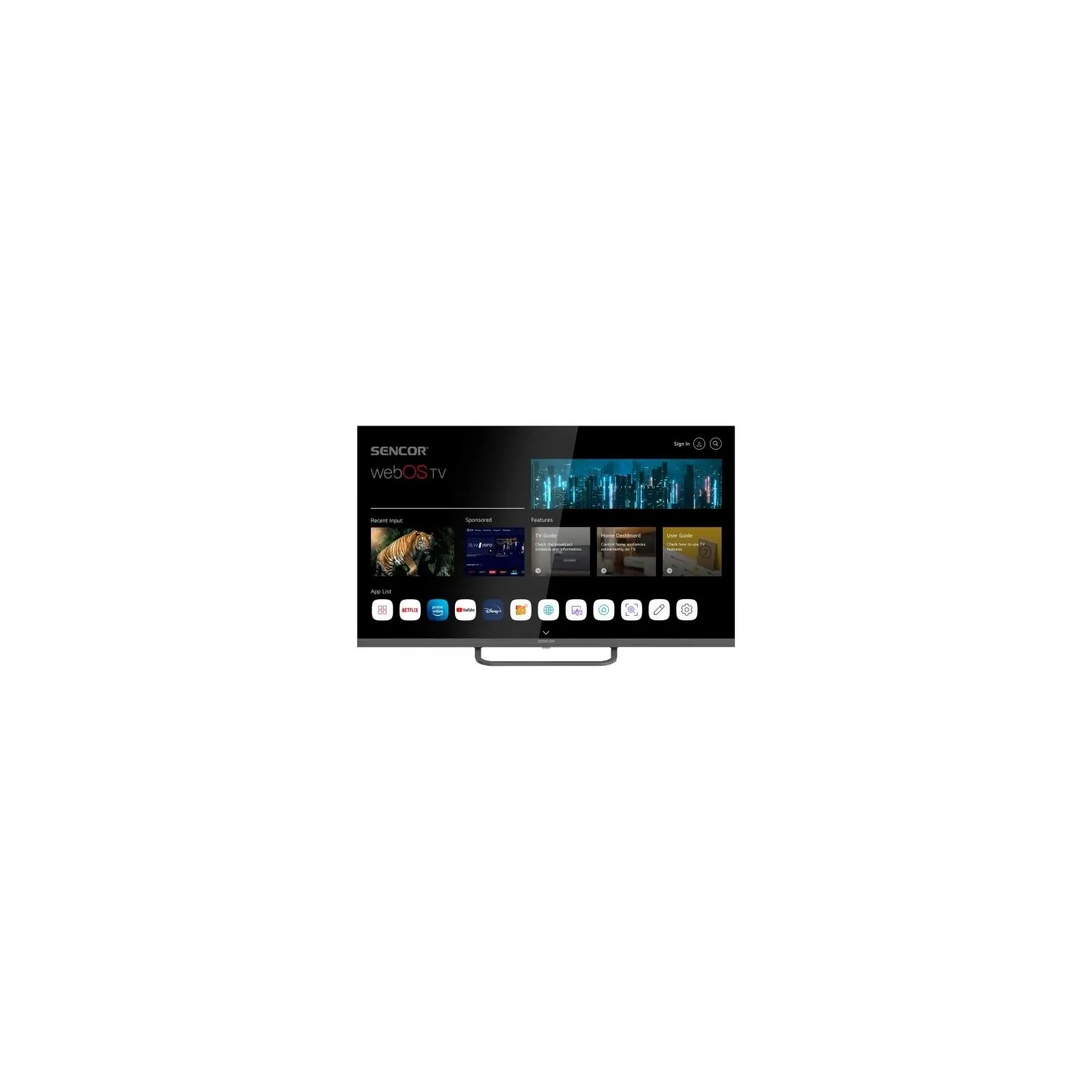 Sencor TV SLE 32S840TCSB smart webOs LES HD READ