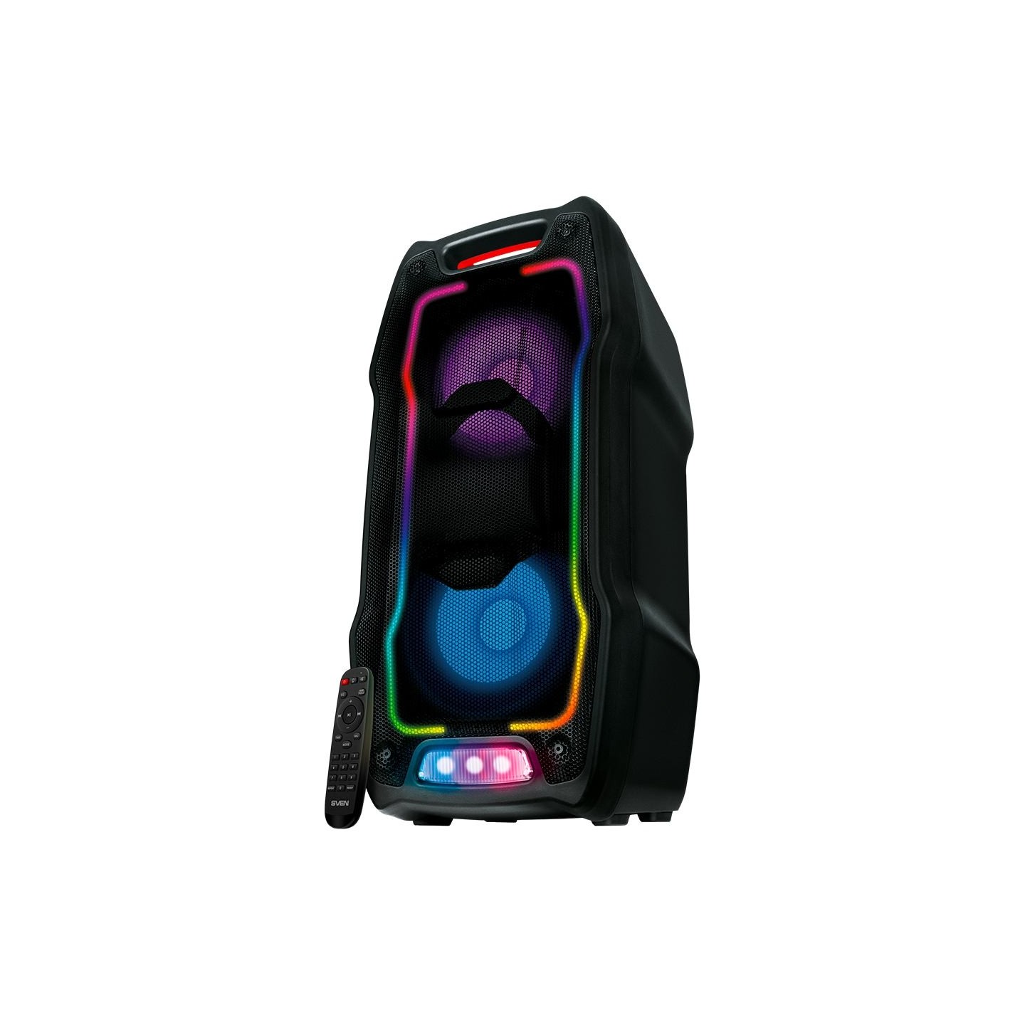 Sven Speaker SVEN PS-730, black (100W, TWS, Bluetooth, FM, USB, microSD, LED-display, 4400mA*h)
