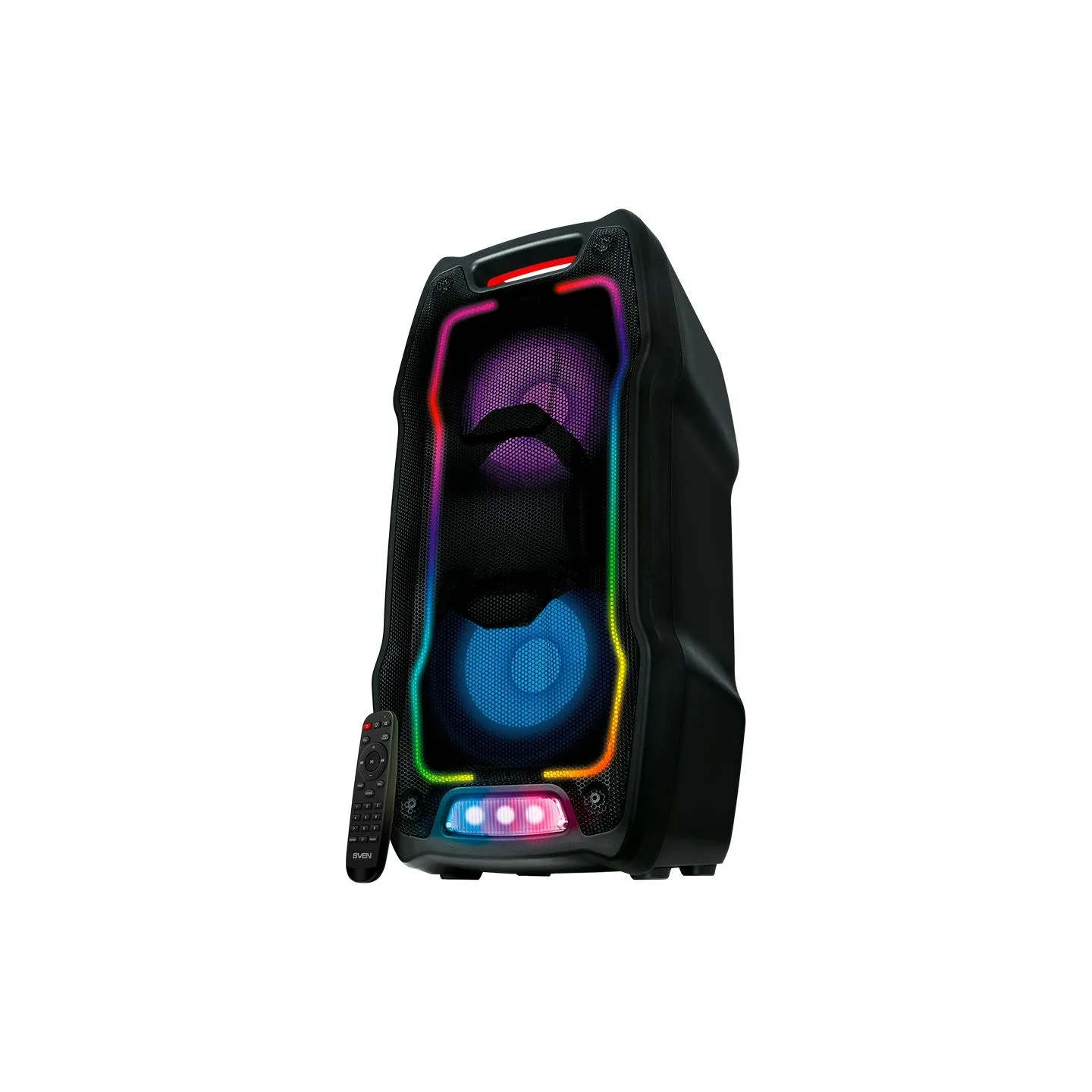 Sven Speaker SVEN PS-730, black (100W, TWS, Bluetooth, FM, USB, microSD, LED-display, 4400mA*h)