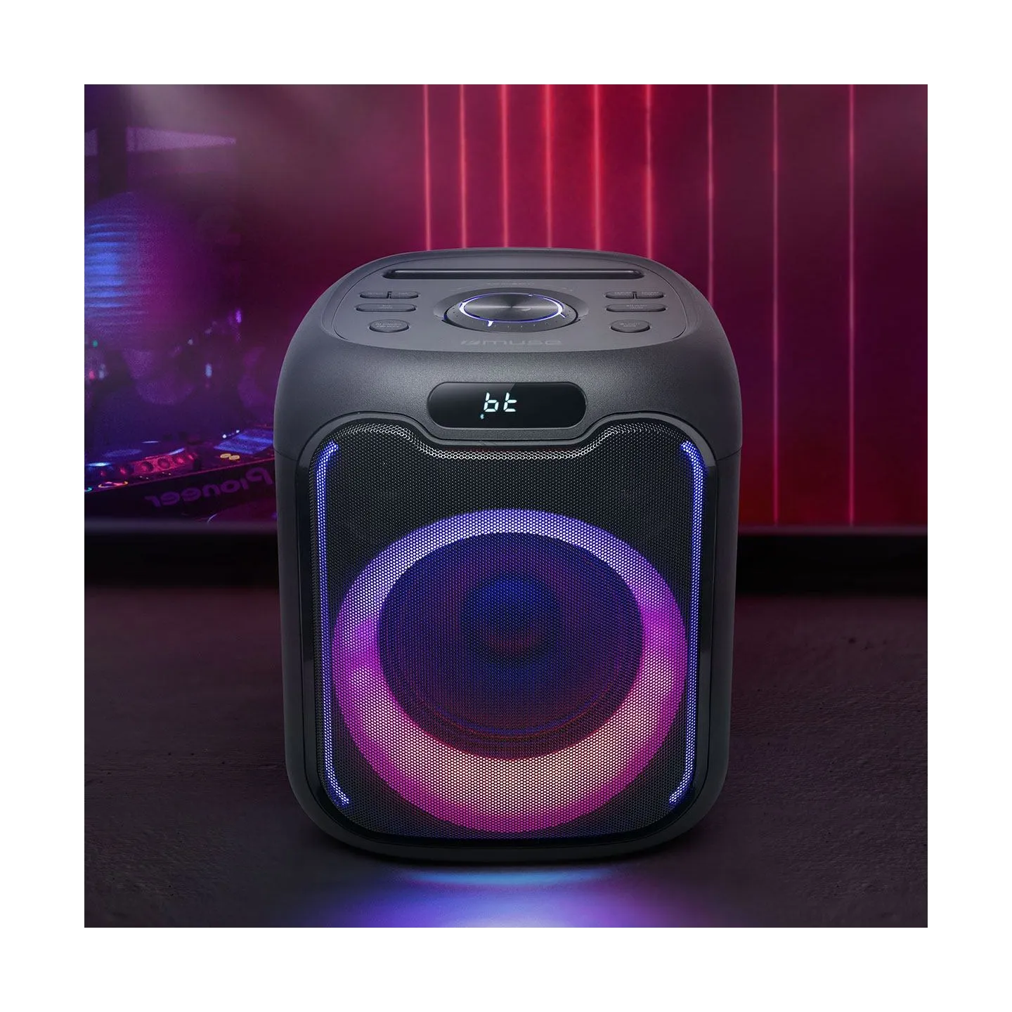 Muse | Party Box Speaker | M-1803 DJ | 150 W | Bluetooth | Black | Portable | Wireless connection