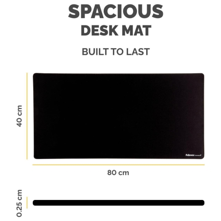 Fellowes DESK MAT BREYTA/BLACK 100139320 FELLOWES