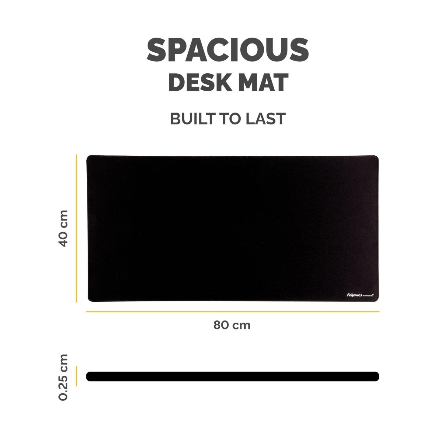 Fellowes DESK MAT BREYTA/BLACK 100139320 FELLOWES