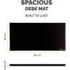 Fellowes DESK MAT BREYTA/BLACK 100139320 FELLOWES