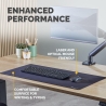 Fellowes DESK MAT BREYTA/BLACK 100139320 FELLOWES