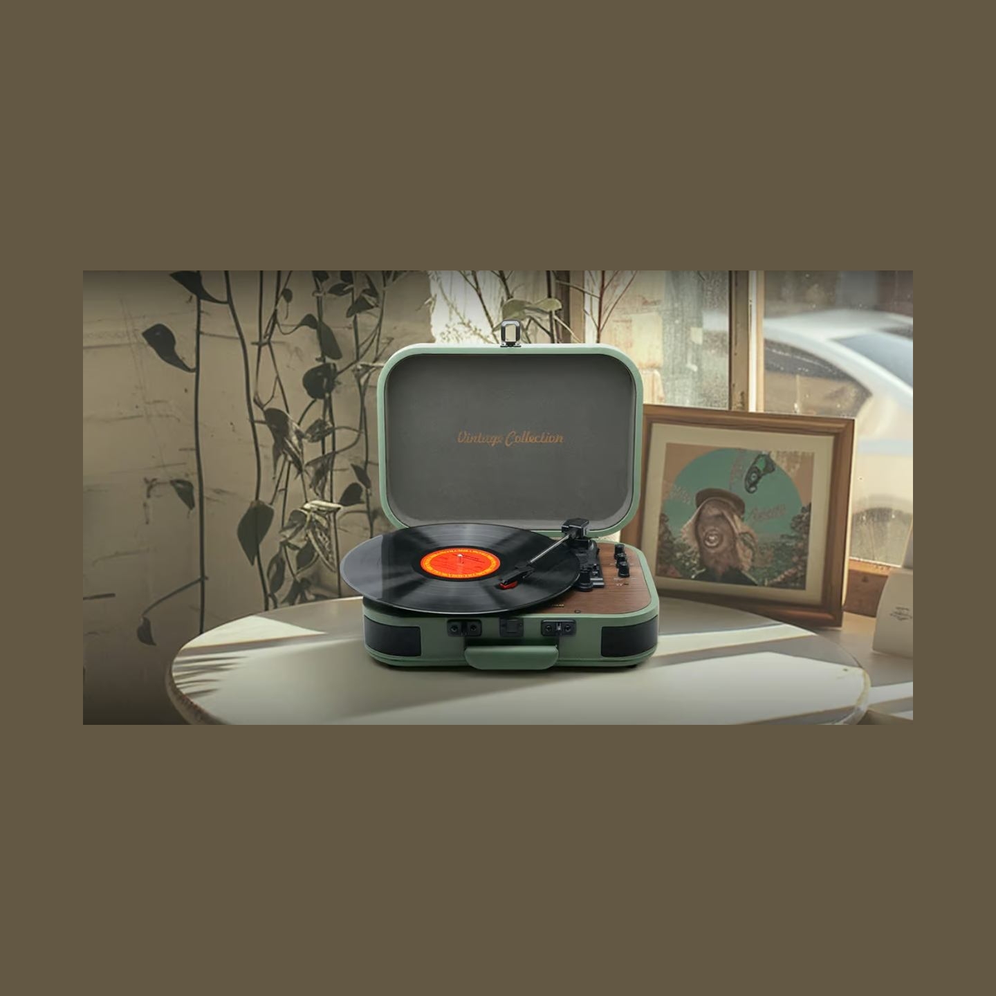 Muse Stereo Turntable | MT-207 PGR | Bluetooth Out | USB port | AUX in