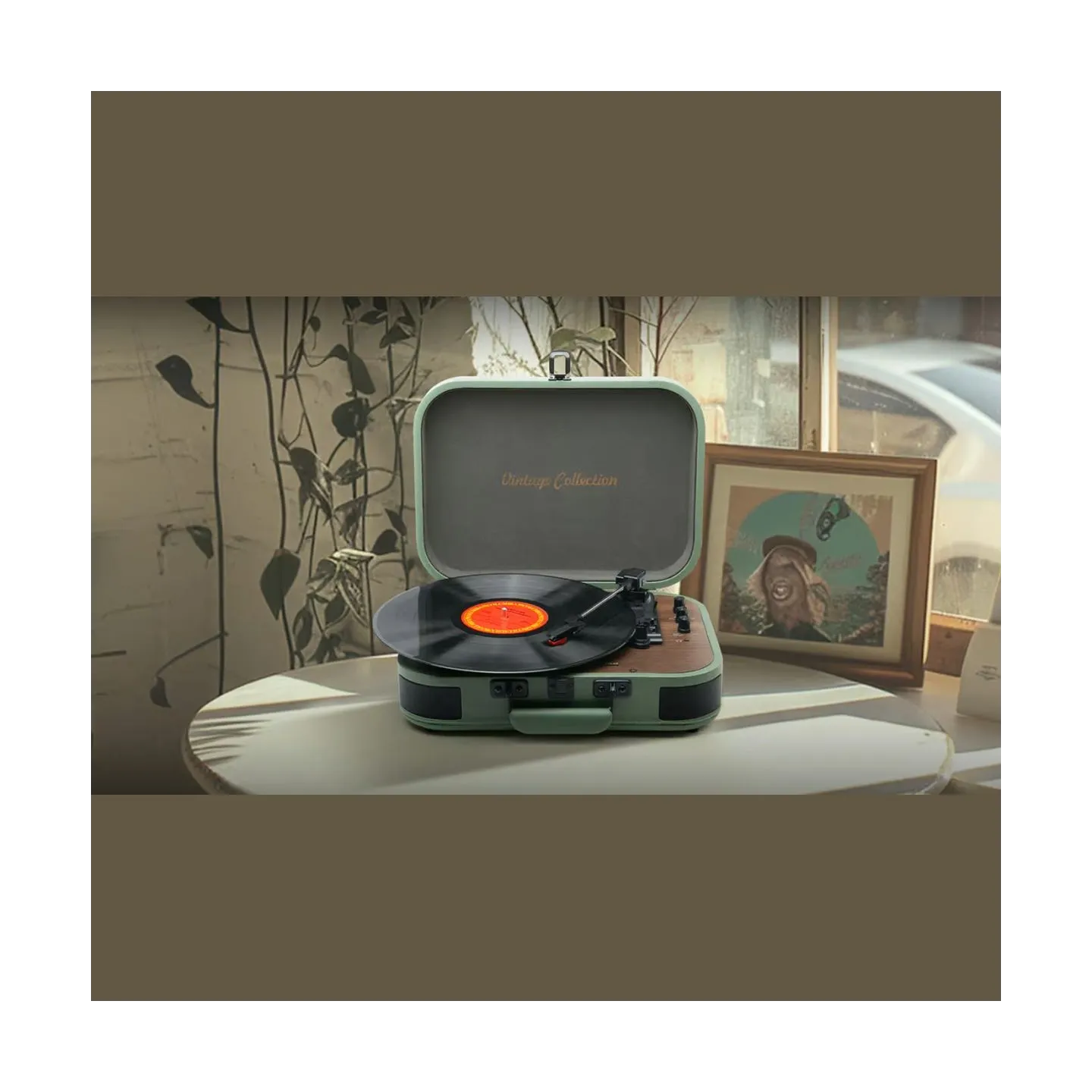 Muse Stereo Turntable | MT-207 PGR | Bluetooth Out | USB port | AUX in