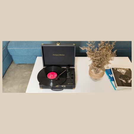 Muse | Turntable Stereo System | MT-103 GD | Black | 3 speeds | USB port | AUX in