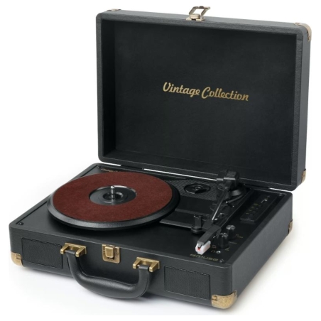 Muse | Turntable Stereo System | MT-103 GD | Black | 3 speeds | USB port | AUX in