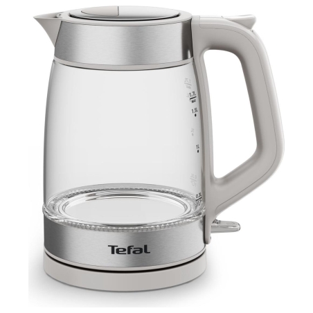 Tefal Kettle | KI605B30 | 2200 W | Electric | 1.7 L | Glass | 360° rotational base | Grey