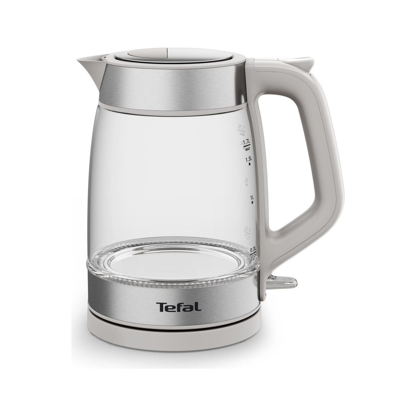 Tefal Kettle | KI605B30 | 2200 W | Electric | 1.7 L | Glass | 360° rotational base | Grey