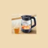 Tefal Kettle | KO2G08E0 | 2000 W | Electric | 1.7 L | Heat-resistant glass | 360° rotational base | Black/Transparent