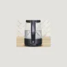 Tefal Kettle | KO2G08E0 | 2000 W | Electric | 1.7 L | Heat-resistant glass | 360° rotational base | Black/Transparent
